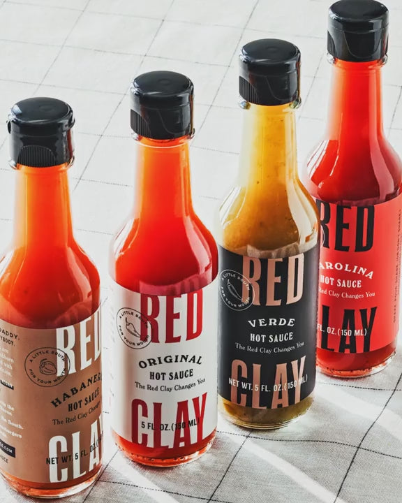 Showcase of Red Clay's Shopify website.